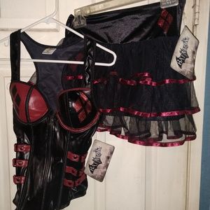 Harley Quinn Corset & Petticoat